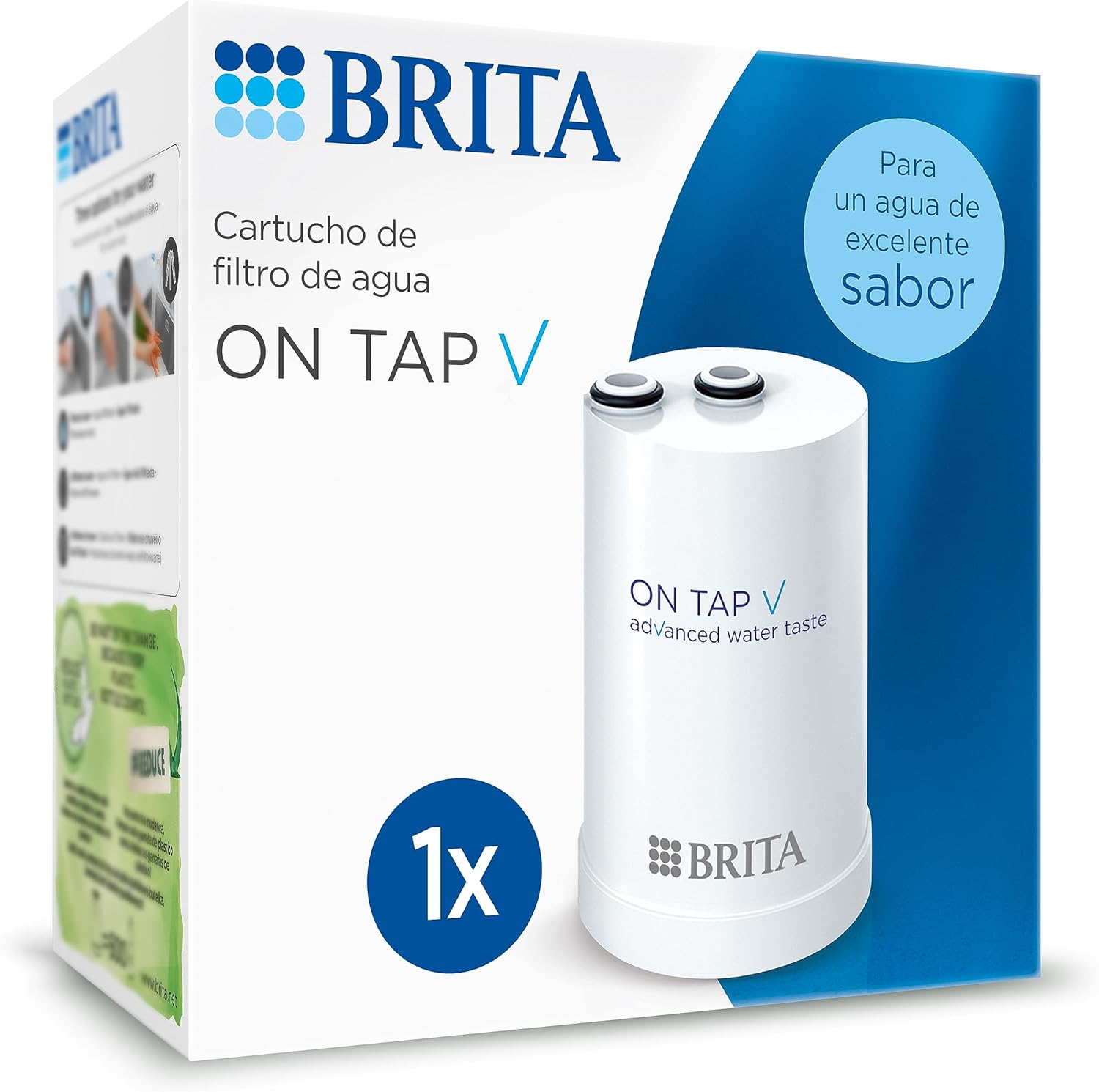 BRITA ON TAP V (600L) – Cartucho de recambio de filtro de agua